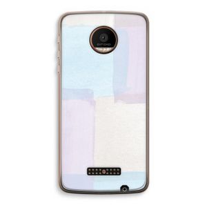 Square pastel: Motorola Moto Z Force Transparant Hoesje