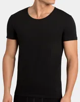 2-Pack 24/7 heren ondershirts - Ronde hals mannen T-shirts slim fit - Katoen