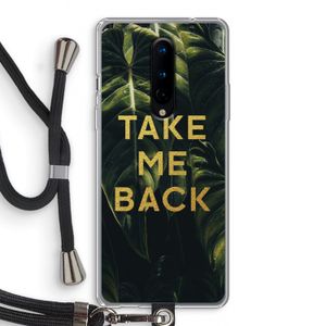 Take me back: OnePlus 8 Transparant Hoesje met koord