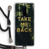 Take me back: OnePlus 8 Transparant Hoesje met koord