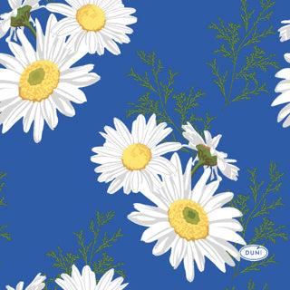 Duni Servetten daisy blue 24x24 cm