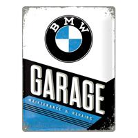 Nostalgic Art - BMW garage - Metalen - wandbord - 30x40cm - Mancave