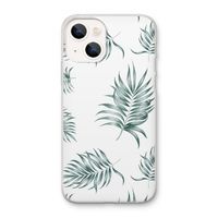 Simple leaves: iPhone 13 mini Transparant Hoesje