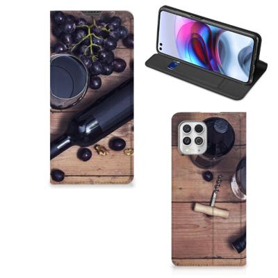 Motorola Moto G100 | Flip Style Cover | Wijn