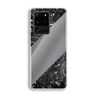 Zwart marmer: Samsung Galaxy S20 Ultra Transparant Hoesje