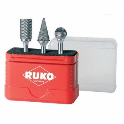 Frezenset voor Boormachine RUKO Hardmetaal (HM) 3 Stuks