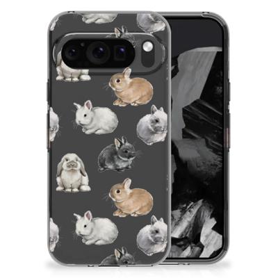 TPU Hoesje voor Google Pixel 9 Pro XL Konijntjes