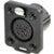 Neutrik NC10FDX-TOP Chass.Con.Female 10POLE Top XLR chassisdeel voor buitengebruik