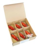 Busch & Muller Busch & müller dynamo tail light toplight 2c plus (workshop packaging with 6 pieces) red/clear