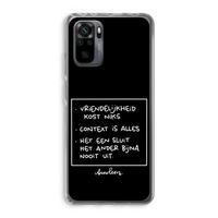Mijn Motto's: Xiaomi Redmi Note 10 Pro Transparant Hoesje