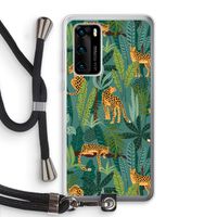 Luipaard 2: Huawei P40 Transparant Hoesje met koord