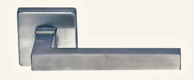 Alba RVS krukstel hol op vierkant rozet 52mm