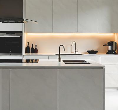 Licht steeneffect keuken muursticker