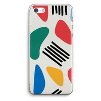 Illustratieve pop 1: iPhone 5 / 5S / SE Transparant Hoesje