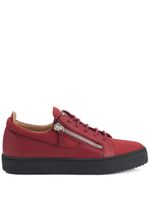 Giuseppe Zanotti baskets Frankie en cuir - Rouge - thumbnail