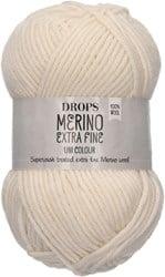 Drops Merino Extra Fine Uni Colour 01 Naturel