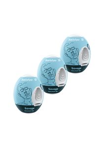 Masturbator Egg Set - Savage - 3 pcs