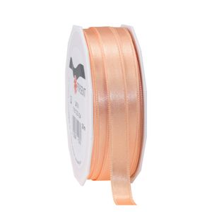 1x Luxe hobby/decoratie zalmroze satijnen sierlinten 1 cm/10 mm x 25 meter   -