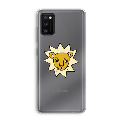 Kleine leeuw: Samsung Galaxy A41 Transparant Hoesje