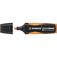 Markeerstift stabilo green boss 6070/54 oranje | 10 stuks