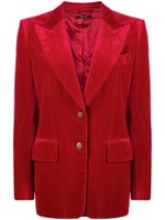 TOM FORD blazer boutonné à revers pointus - Rose