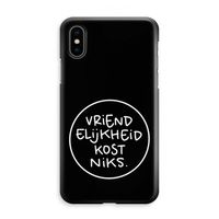 Vriendelijkheid: iPhone XS Max Volledig Geprint Hoesje