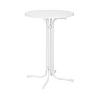 Bartafel - Ø 80 cm - vouwbaar - wit - Royal Catering Bartafel - Ø 80 cm - vouwbaar - wit - Royal Catering