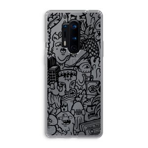 Vexx Black Mixtape: OnePlus 8 Pro Transparant Hoesje