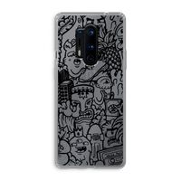 Vexx Black Mixtape: OnePlus 8 Pro Transparant Hoesje