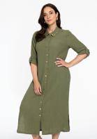 Yoek Blouse langs | Licht Groen | Maat 50/52