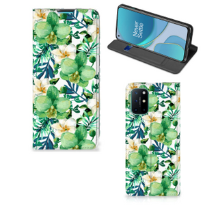 OnePlus 8T Smart Cover Orchidee Groen