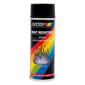 Spuitlak Motip Zwart Hittebestendig (400ml)