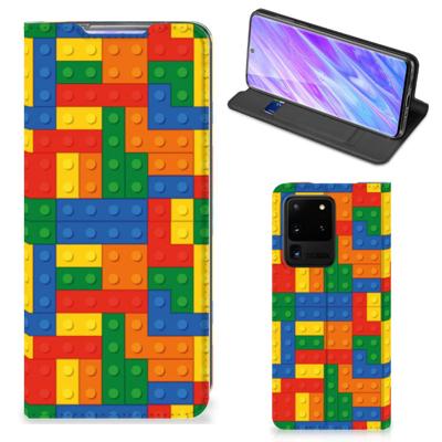 Samsung Galaxy S20 Ultra | Hoesje met Magneet | Blokken