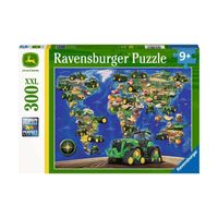 Ravensburger Kinderpuzzel 300 stukjes De wereld van John Deere - thumbnail