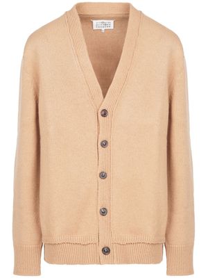 Maison Margiela cardigan à col v - Tons neutres