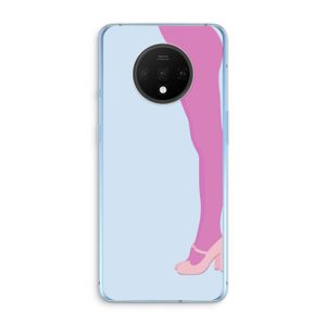 Pink panty: OnePlus 7T Transparant Hoesje
