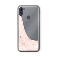 Peach bath: Samsung Galaxy A11 Transparant Hoesje