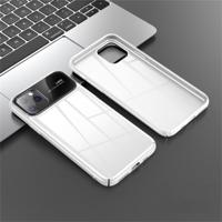 Voor iPhone 11 Pro JOYROOM Zhizhen Series PC + gehard glas beschermhoes (wit)