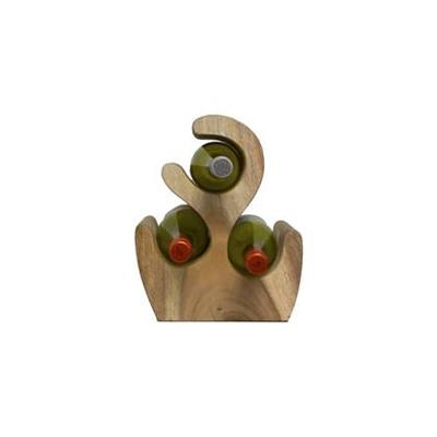 Flessenrek - 25x18x31 - Naturel - Suar