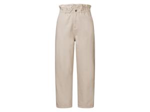 esmara Dames paperbagbroek (34, Beige)