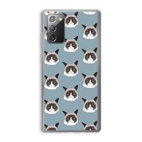It's a Purrr Case: Samsung Galaxy Note 20 / Note 20 5G Transparant Hoesje