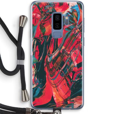Endless Descent: Samsung Galaxy S9 Plus Transparant Hoesje met koord