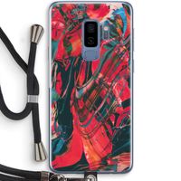 Endless Descent: Samsung Galaxy S9 Plus Transparant Hoesje met koord