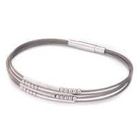 GALA DESIGN J0145 Armband Sublime staal-zilver zilverkleurig 19 cm