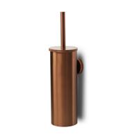 Toiletborstel set Blue Label Vida | Wandmontage | Incl.Wandhouder | Messing | Geborsteld brons