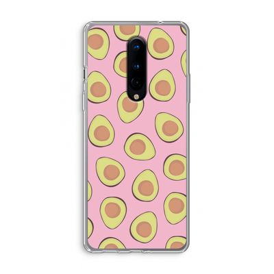 Dancing avocados: OnePlus 8 Transparant Hoesje