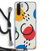 Illustratieve pop 3: Oppo A91 Transparant Hoesje met koord