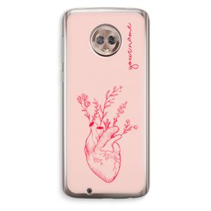 Blooming Heart: Motorola Moto G6 Transparant Hoesje