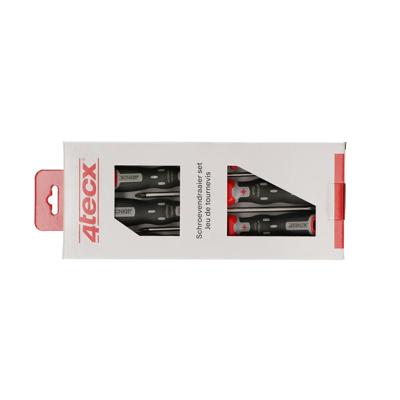 4tecx Schroevendraaier set 4 stuks gleuf 2 stuks Pozidriv
