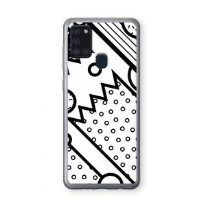 Pop Art #4: Samsung Galaxy A21s Transparant Hoesje
